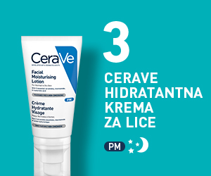 Ujutro koristite CeraVe hidratantnu njegu za lice sa zaštitnim faktorom 25, a navečer nanesite CeraVe hidratantni gel za kožu sklonu nepravilnostima. 
