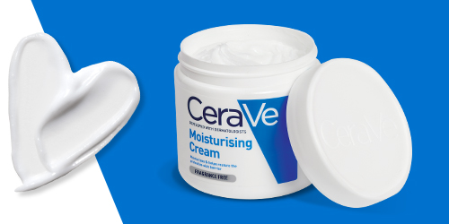 Bogata tekstura CeraVe Hidratantne kreme za lice i tel