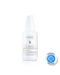 Vichy Capital Soleil UV-Age Daily Tonirani Vodeni fluid protiv fotostarenja SPF50+ 40 ml