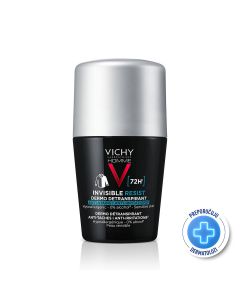 Vichy Homme Dezodorans roll-on Invisible resist 72h* 50 ml