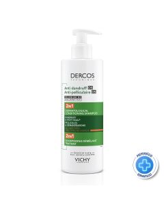 Vichy Dercos  šampon protiv prhuti DS  - 2 u 1: Dermokozmetički šampon i regenerator, 390 ml