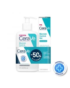  CeraVe Gel za kožu sklonu nepravilnostima, 40 ml + CeraVe Gel za čišćenje za kožu sklonu nepravilnostima, 236 ml PROMO