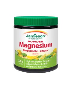 Jamieson Magnezij prašak bisglicinat citrat limun i limeta 228 g prašak