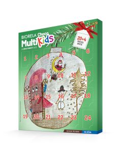 Biorela Choco Multi Kids Adventski kalendar, 20 + 4 prutića