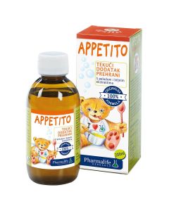 Fitobimbi Appetito tekući dodatak prehrani za apetit, 200 ml