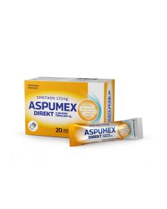Aspumex Direct s okusom čokolade, 20 x 2g
