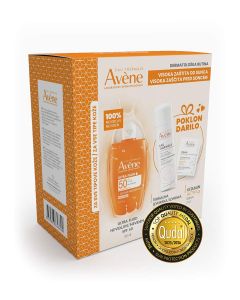 Eau Thermale Avène Visoka zaštita Ultra fluid nevidljivi SPF50 PROMO, 50ml+50ml+2ml