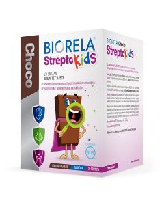 Biorela Choco Strepto Kids, 30 prutića