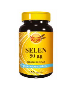 Natural Wealth Selen 50 µg 100 tableta