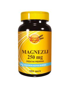 Natural Wealth Magnezij 250 mg 100 tableta