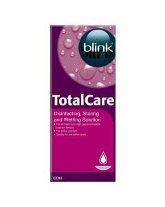 Blink total care otopina za tvrde kontaktne leće 120 ml