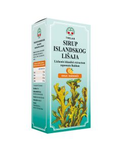 Trelab sirup islandskog lišaja s okusom naranče 220 ml