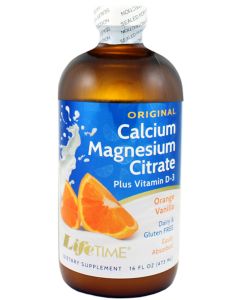 LifeTimeTekući kalcij magnezij citrat naranča