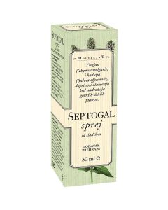 Septogal sprej za nadražaje gornjih dišnih puteva, 30 ml