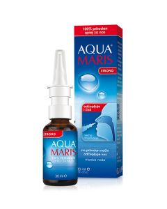 Aqua Maris Strong  sprej za nos sa morskom vodom, odčepljuje i čisti na prirodan način, 30 ml