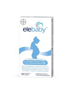 elebaby dodatak prehrani od 13. tjedna trudnoće, 30 kapsula