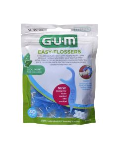 GUM Easy flossers konac za zube sa okusom mentola – vitamin E + flourid