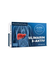 Pharmoval Silimarin 3-aktiv 30 kapsula