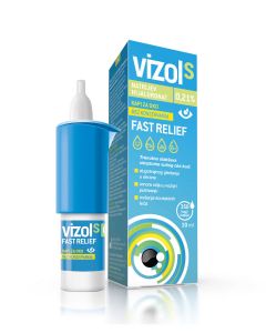 Vizol S 0,21% umjetne suze u kapima 10 ml