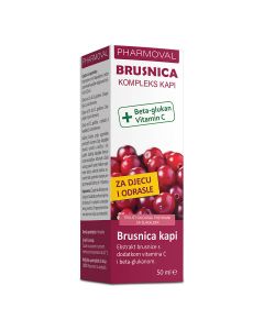 Pharmoval Brusnica kompleks kapi 50 ml