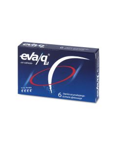 Eva/qu čepići za pražnjenje za odrasle 6 čepića