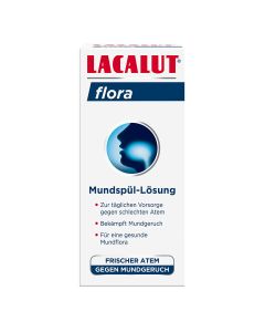 Lacalut flora otopina za ispiranje usta 300 ml bočica
