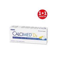 Calcimed D3, 40 šumećih tableta 1+1 PROMO