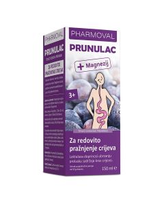 Pharmoval Prunulac, tekući dodatak prehrani za redovito pražnjenje crijeva150 ml