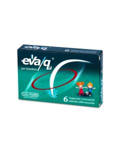 Eva/qu čepići za pražnjenje za djecu 6 čepića