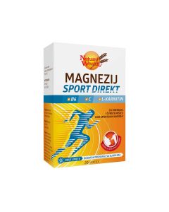 Natural Wealth Magnezij Sport Direkt + B6 + C + L-Karnitin 20 vrećica