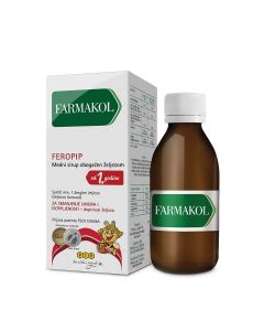 Pip Farmakol Feropip, medeni sirup obogaćen željezom, 150mL
