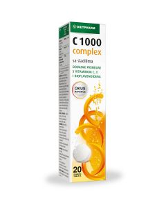 Dietpharm C 1000 complex 20 šumećih tableta s vitaminom C