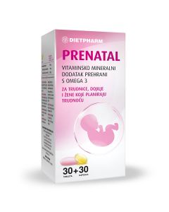Dietpharm Prenatal 30 tableta + 30 kapsula