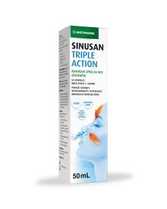 Dietpharm Sinusan Triple Action izotonični sprej za nos, 50 ml