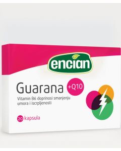 GUARANA+Q10 20 kapsula