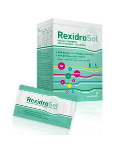 RexidroSol 6 vrećica praška za rekidraciju i nadoknadu elektrolita. Kod povraćanja i proljeva