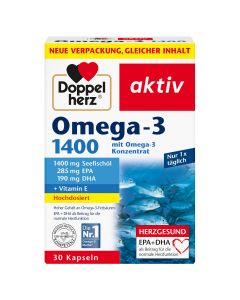 Doppelherz®aktiv Omega-3 1400, 30 kapsula