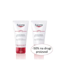Eucerin pH5 krema za ruke PROMO, 2 x 75 ml