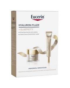 Eucerin Hyaluron-Filler + Elasticity noćni set za povećanje kolagena, 50 ml + 15 ml
