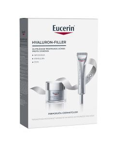 Eucerin Hyaluron-Filler noćni set za pružanje 3x učinka protiv starenja, 50 ml + 15 ml
