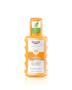 Eucerin Oil Control Transparent sprej za zaštitu od sunca SPF 50+ 200 ml