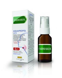 Pip Farmakol Aquapropol, vodena otopina suhog ekstrakta propolisa, 20mL
