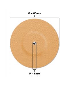 Flaster okrugli s otvorom MySweetStitch, 10 kom