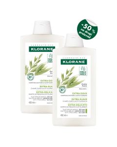 Klorane šampon sa zobenim mlijekom, 400 ml DUO