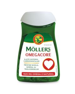 Mollers Omega-3 Omegacore, 60 kapsula