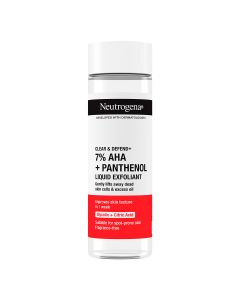 Neutrogena Clear & Defend+ tekući piling sa 7% AHA + pantenolom, 125 ml