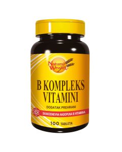 Natural Wealth B kompleks vitamini, 100 tableta