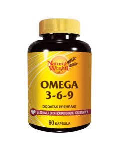 Natural Wealth Omega 3-6-9, 60 kapsula