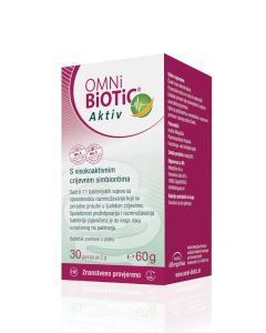 OMNi-BiOTiC Aktiv dodatak prehrani sa visokoaktivnim crijevnim simbiotima, 30 porcija po 2 g