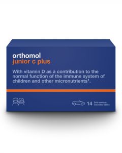 Orthomol junior C plus 14 tableta za žvakanje